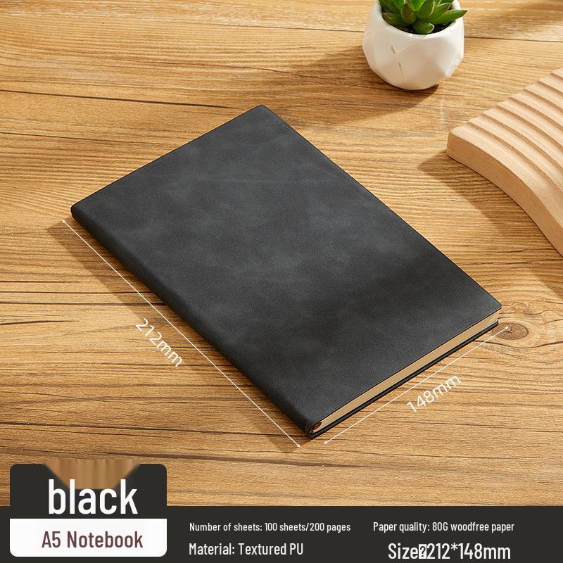 Creative Business A5 Notebook - Customizable Meeting & Student Stationery