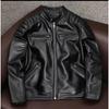 Mens Real Natural Cowhide cloth.100%.Cool Motor Rider Leather jacket.Plus Size Slim Fit Real Leather Cloth