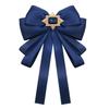 Spilla Fibbia Fiocco di Perle Tessuto Retrò Cravatta di Nastro Coreana Cravatta di Cristallo Accessori di Moda per Abbigliamento Donna