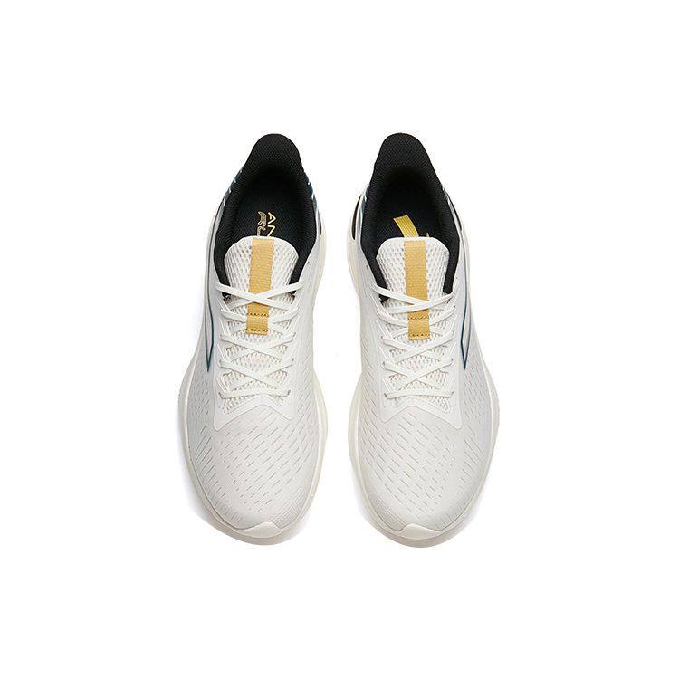 Anta DuCi1 Breathable Lightweight Breathable And Lightweight Low Top Running Shoes Men's White Black Green 112235521-3