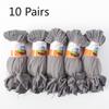 10 Pairs of Women's Summer Ultra Thin Invisible Transparent Crystal Silk Anti Hook Silk Short Socks