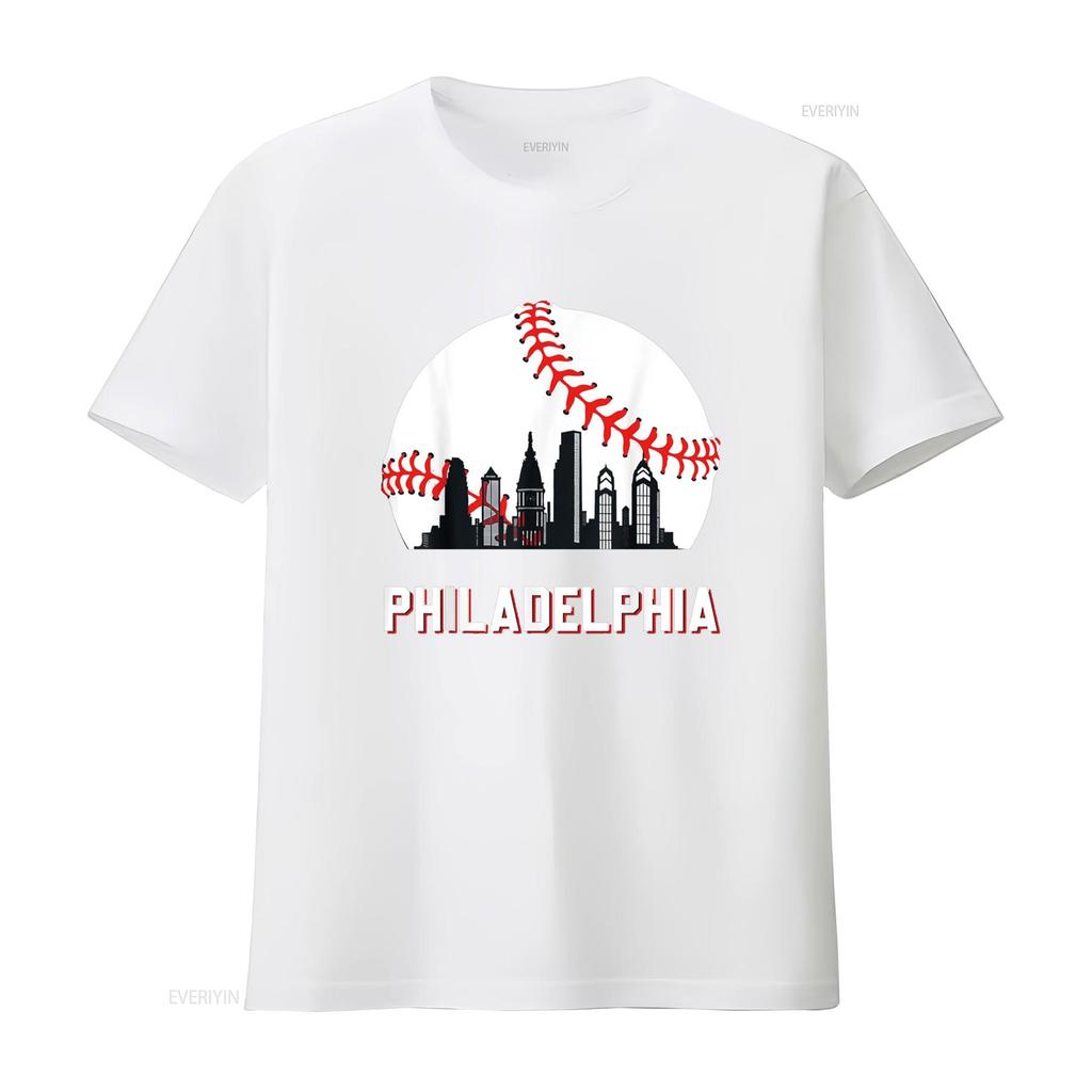 Vintage Philly Baseball Leopard Herz Fans T-Shirt vintage gewaschenes Oberteil für den Alltag leicht stylisch Designer-Kleidung