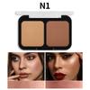 MISS ROSE Polvere per contouring in polvere per trucco viso per ragazza squisita 2 in 1