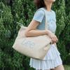 New Lee Fabric Shoulder Bag Tote Women's Haze Blue/Beige LE250614M