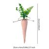3 Pieces Easter Carrots Decorations Craft Toy Artificial Leaves DIY Easter Carrots Ornaments for Farmhouse Garden Bookshelf