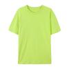 Camisetas lisas 100 % algodón para mujer, deportivas, de manga corta, informales, a la moda, blancas y negras, holgadas, con cuello redondo, para verano