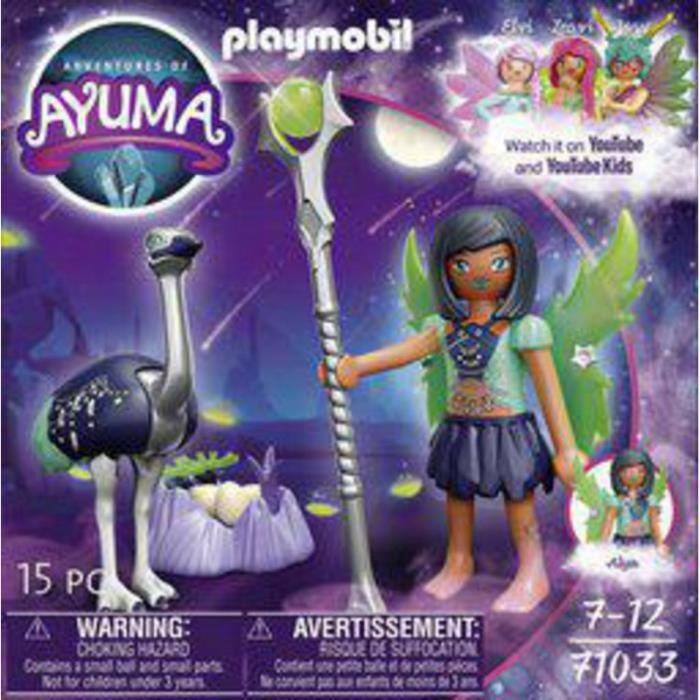 Jeu de construction - playmobil - moon fairy - 1 personnage - animal spirituel - 3 ans et plus