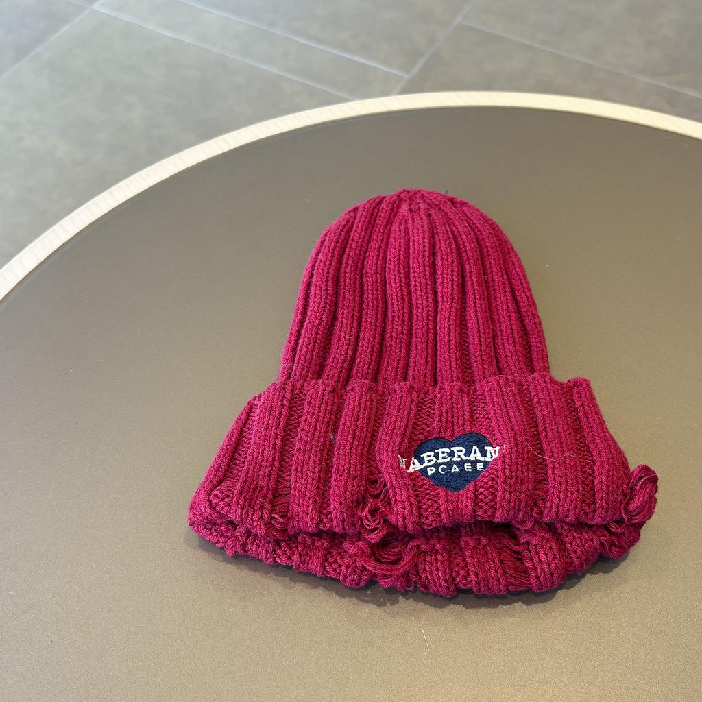 Autumn and Winter Windproof and Warm Korean Style Ear Protection Knitted Hat for Boys and Girls Spring Style Trendy Baby Pullover Hat