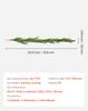 Christmas Garland, 1524 mm Realistic Norfolk Pine Garland, Evergreen Real Touch Artificial Faux Greenery Garlands, for Holiday Indoor Outdoor Xmas