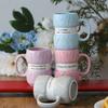 425ml Creative Knitted Pattern Gift Mug Colorful Woolen Balls Mugs Home Party Christmas Birthday Or Christmas Gift Cup