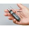 KTC Kyoto Tool DBRM11 Mini Ratchet Screwdriver Set with 10 Bits 1/4 Inch Hex Drive Compact Repair Tool