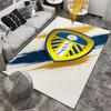 "Blue and Gold LUFC Logo Carpet for Bedroom or Living Room Décor" Suitable for Use As an Anti-slip for Living Room Bedroom Sofas