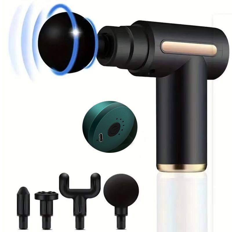 

2025 Fascia Gun Muscle Relaxation Massager Portable Pocket Masseur Self-applicable Power Regulation Relieve Muscle Soreness Type C Charge