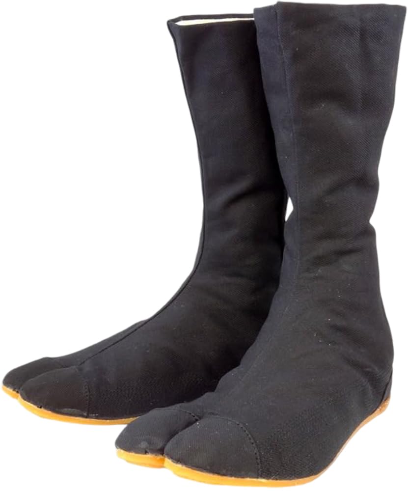 Rikioh Sewn Tabi F12 Fighter, 12-Sheet Black, 27.0cm,