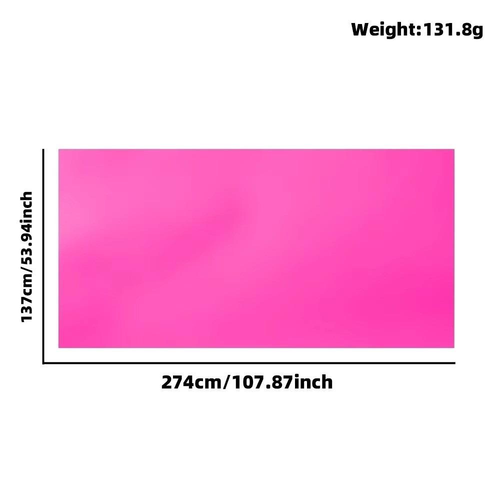 Thickened Fluorescent Tablecloth Solid Color Macaron Table Cover Disposable Tablecloth Bar Decor