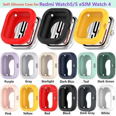 Soft Protective Cover Case for Redmi Watch 5 5 eSIM Smart Watch Strap Protective Bumper Protector Shell for Xiaomi Redmi Watch 4