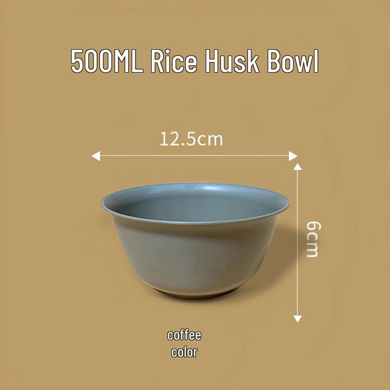 ZISIZ Disposable Rice Husk Bowls