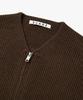 SUARE V-Neck Two-Way Zip-Up Knit - 4 Colors