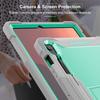 Shockproof Case for Samsung Tab S10 FE Plus 2025 with Kickstand Heavy Duty Protective Cover