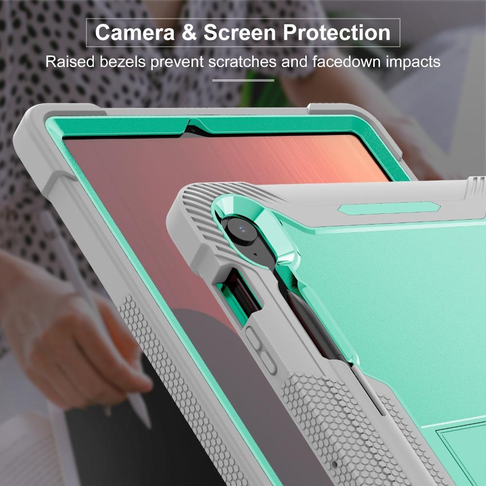 Shockproof Case for Samsung Tab S10 FE Plus 2025 with Kickstand Heavy Duty Protective Cover
