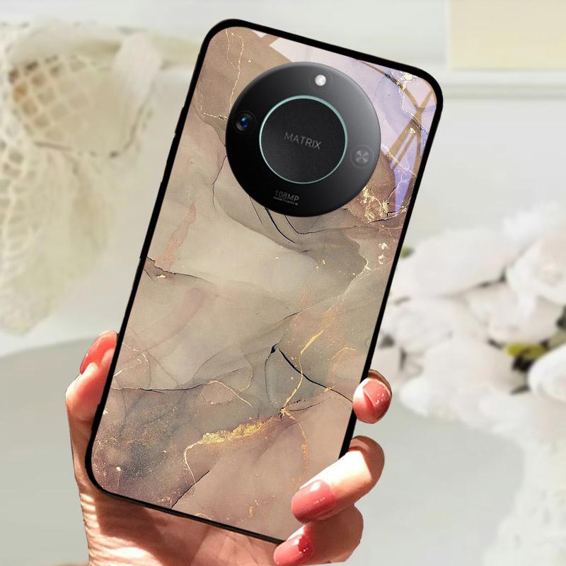 For Honor X9C Smart Case Cover Fashion Luxury Cool Animals Painted Fundas For Honor X9C Smart Tempered Glass Phone Back Shell