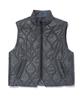 Critic Dyeing Corduroy Reversible Padding Vest Charcoal