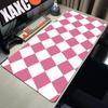 Black And White Checkered Mousepad Gamer Gaming Laptops Mausepad Mouse Pad Computer Mouse Ped Pc Accessories Rubber Mat Deskmat