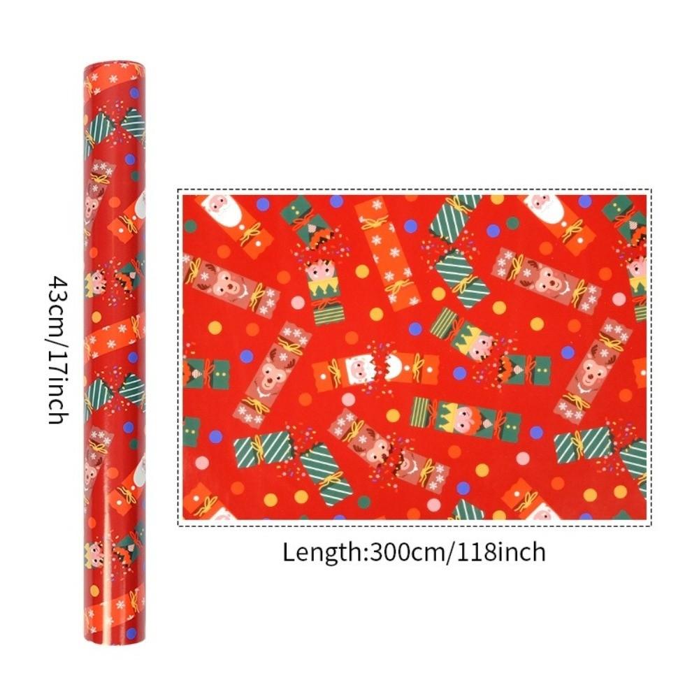 Roll Christmas Wrapping Paper for Holiday Gifts Gift Wrapping Paper  Festive Party Supplies