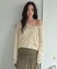 CITTA Double Layered Vneck Tube Top Knit Set_Ctk258(5Color)