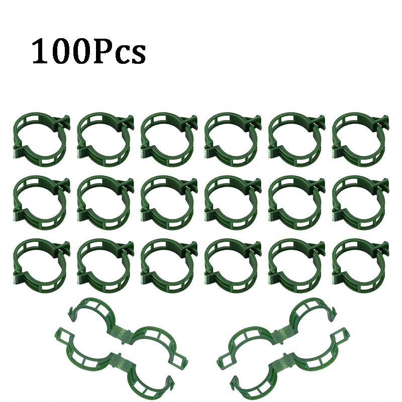 Пластиковые клипсы для поддержки растений, Пластиковые зажимы для фиксации растений, Клипсы для томатных плетей, Зажимы для фиксации растений, Садовые клипсы для вьющихся