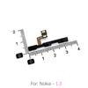 For Nokia 2 1.3 1.4 2.1 2.3 2.4 3.1Plus 3.2 3.4 5.4 4.2 Power Button volume Flex Cable OnOff
