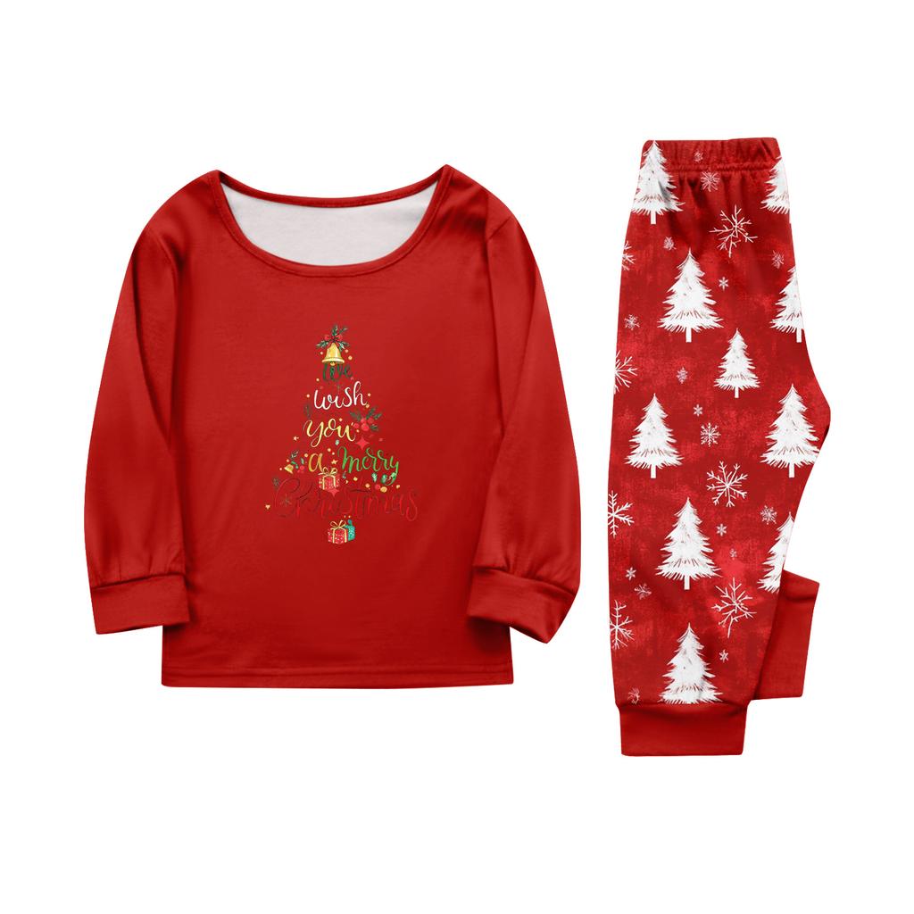 Pijamale Drăguțe Set Familie, Haine de Casă, Set Familie Top cu Mânecă Lungă și Pantaloni