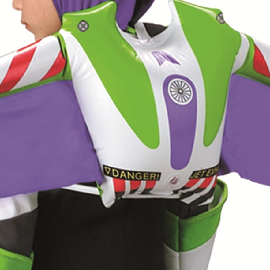 Disguise Buzz Lightyear's jetpack from the movie "Toy Story"