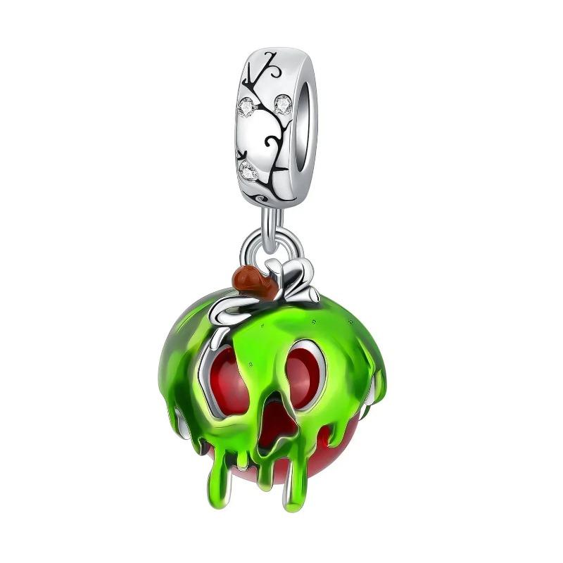 New Original Halloween Party Charms Luminous Pumpkin Skull Ghost Clown Beads Chameleon Bracelets Necklace Diy Jewelry Party Gift