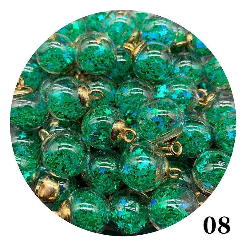16mm Transparante Ster Pailletten Kristal Glas Bol Haarband & Oorbellen DIY Accessoires.