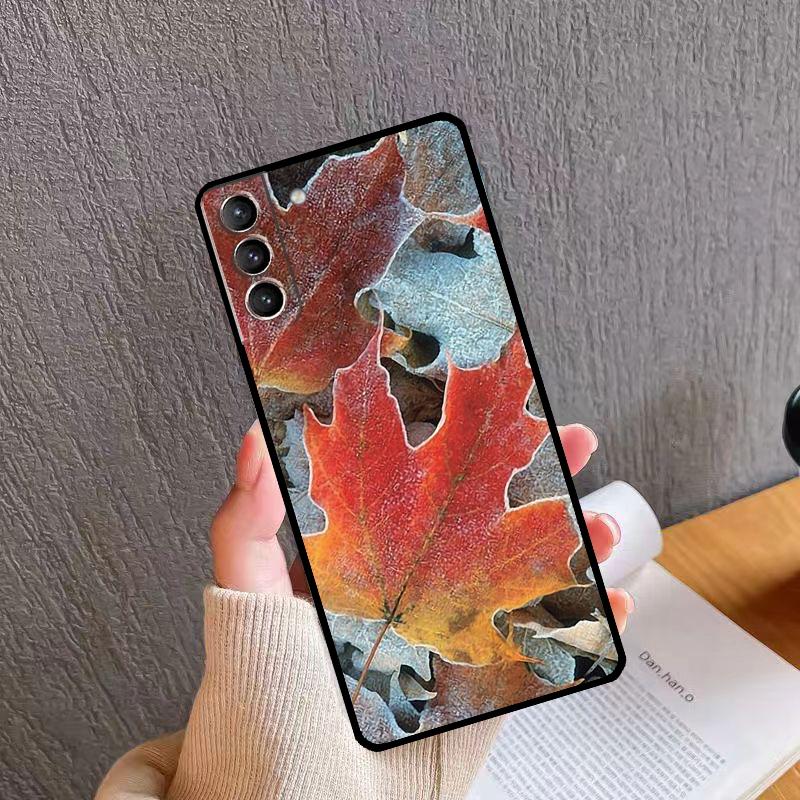 

COLOURFUL AUTUMN LEAVES Phone Case For Samsung Galaxy S25 S26 Ultra S20 S21 S22 S23 S24 Plus S10 S25 FE Back Cover Galaxy S25 Plus