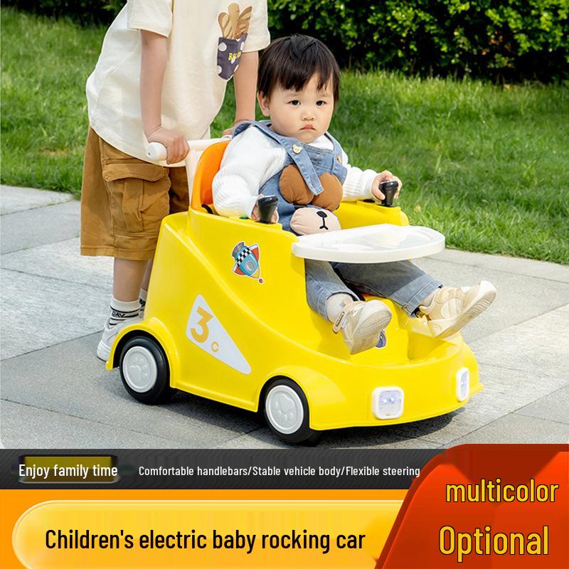 4-Wheel Electric Drift Car for Kids with Tray, Indoor/Outdoor Use, Remote Control, Forward/Backward Rotation, Free Shipping