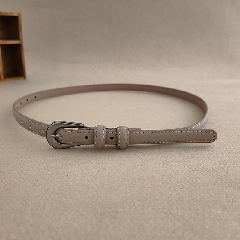 Minimalist Style Womens Waist Belt Metal Buckle Dress Suit Belt Shapewear