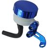 Motorcycle Brake Clutch Master Cylinder Fluid Reservoir Tank Oil Cup Universal for Motorcycle Motorbike Scooter (Blue)