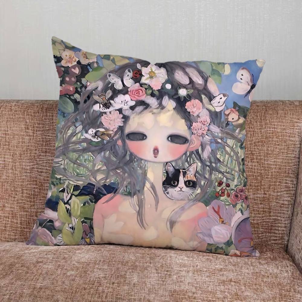

AAya Art TTakano Pillow Case Pillowcase Home Sofa Cushions Car Cushions Pillowcover Office Pillowshell Pillow 30x30cm 12x12in