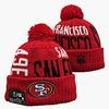 New winter warm knitted hat, outdoor fashion unisex beanie with European and American letter embroidery