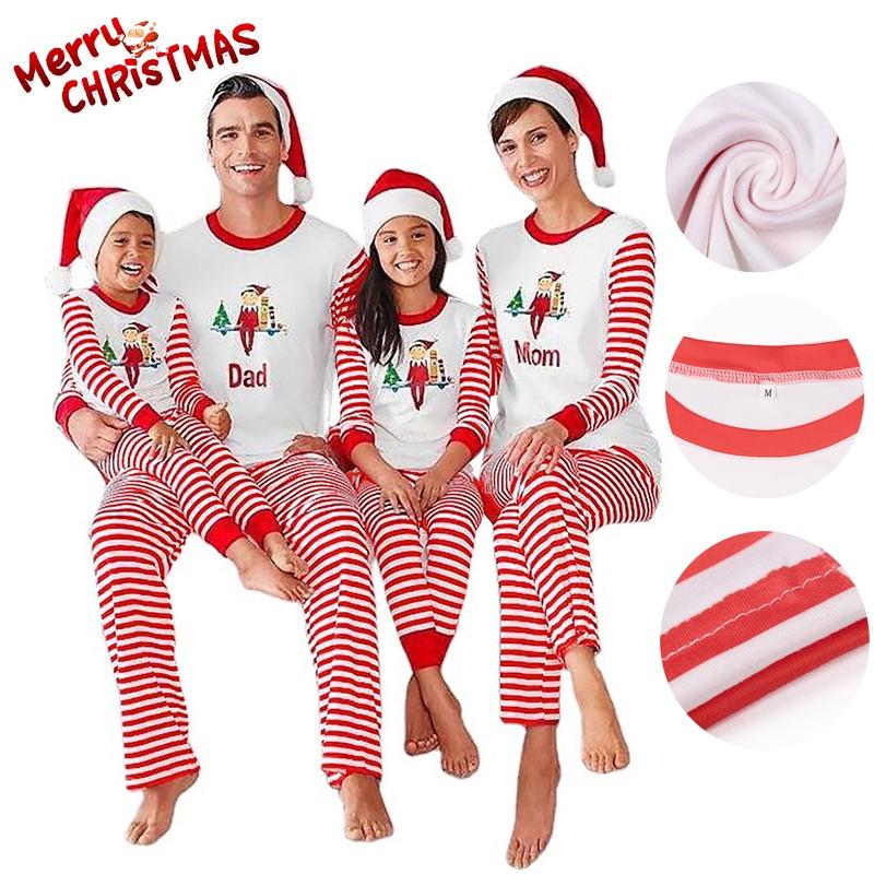 Superweicher Weihnachts-Schlafanzug für Kleinkind, Baby, Kinder, Langarm-Nachtwäsche, Weihnachtsgeschenk