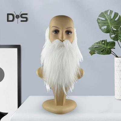 Leistung Falscher Bart Urlaub Cosplay Kostüm Requisite Kostüm Falscher Bart Lange Flaumbärte Weihnachtsmann Schnurrbart Weihnachtsfeier Versorgung