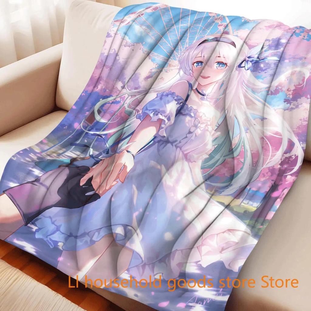 Ultra Soft Anime Flannel Throw Blanket for Cozy Relaxation Perfect for Watching TV or Sleeping