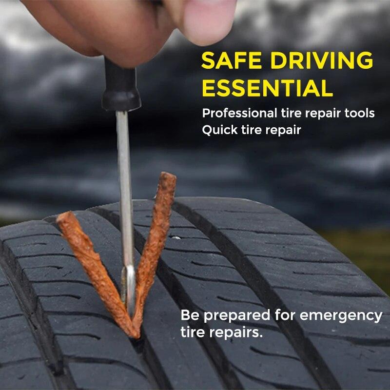 Car Tire Repair Kit, Motorcycles, Bicycles, Trucks, Set Tools, Tire Puncture,foreskin, Glue, Garage Tool Accessories