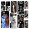 Autumu Damon Salvatore The Vampire Diaries Phone Case Cover for iPhone 17 Air 16 16e 15 12 11 13 14 Pro Max Plus Coque