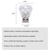 Car Cigarette Lighter USB Atmosphere Light LED Mini Colorful Night Light Wiring-Free Car Interior Lighting Accessories Supplies