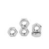 304 Stainless Steel Hex Lock Nut M5-M6 Fine Thread Cap Nut Collection DIN934