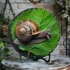 Retro Metal Snail Wall Decor,Weatherproof Aluminum Sign Outdoor Garden Art Ready To Hang