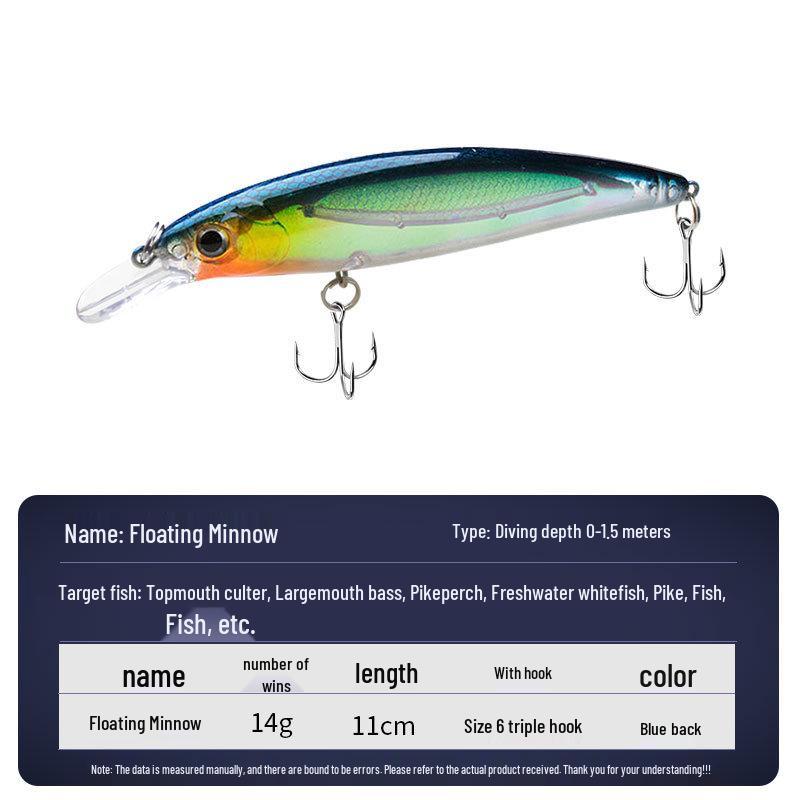 

Luminous Sinking Minnow Pencil Bionic Floating Fish Lure